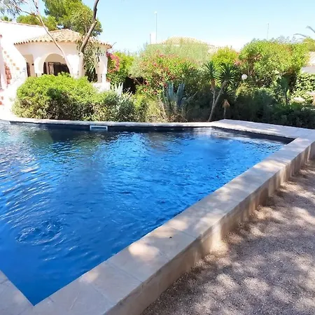 Villa Dos Calas - Bonita Villa De Estilo Rustico Y Piscina De Agua Salada L'Ametlla de Mar Exterior photo